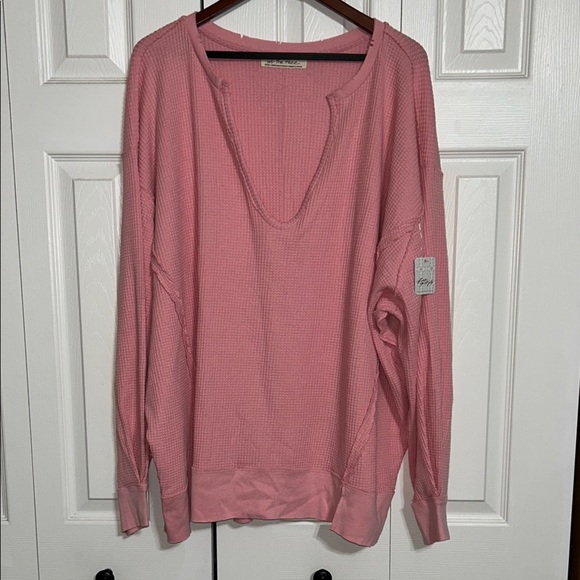 Free People We the Free Buttercup Thermal top NWT - Picture 3 of 14
